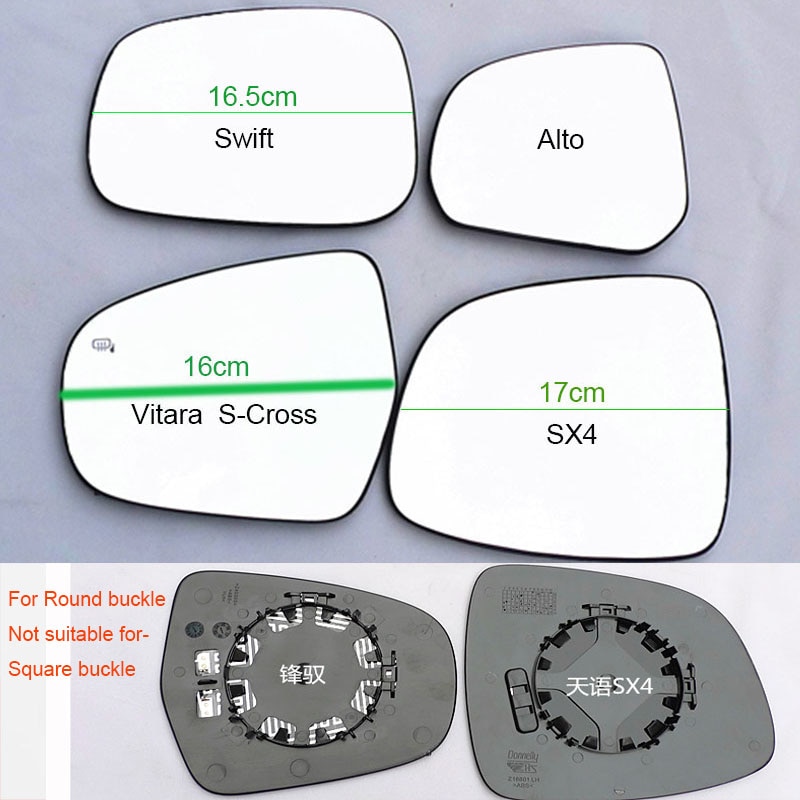 Echt Auto Accessoires Hengfei Auto Side Spiegel Omkeren Lens Glas Spiegel Voor Suzuki SX4 Swift S-Cross Alto vitara