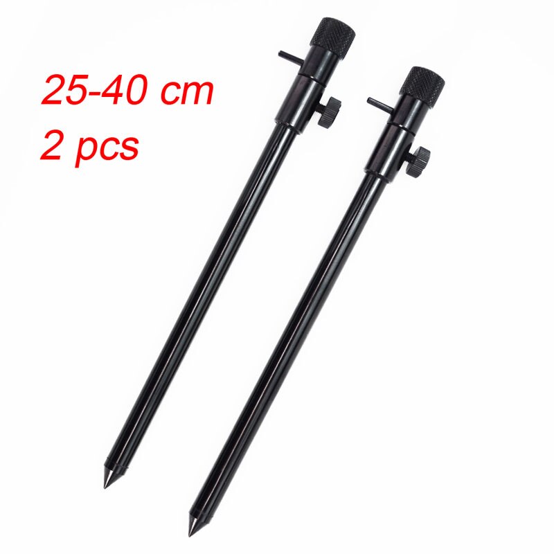 Karpe fiskestang justerbare buzz barer 3 stang satt opp terminal takling 40cm: Lilla