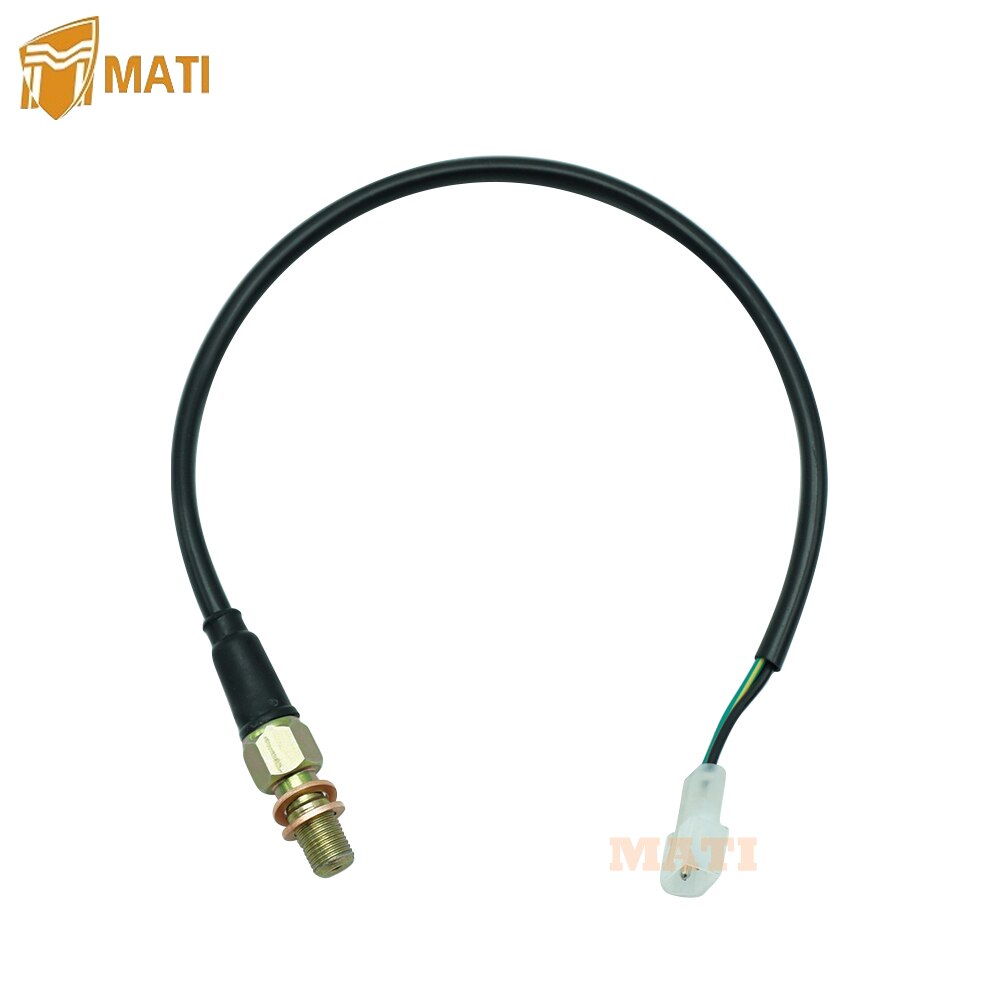 Mati Rear Foot Brake Master Cylinder Assembly with Pressure Brake Switch for Polaris ATV Outlaw 450 525 S 1910627 4010758