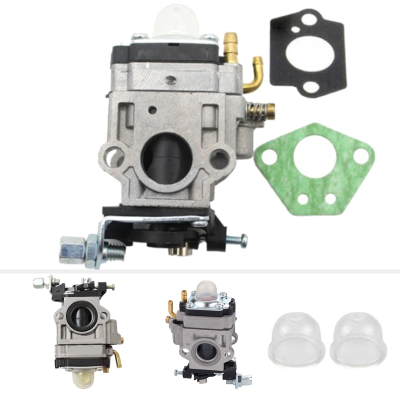 Kit de carburador de 15mm, accesorio para desbrozadora 43cc, 49cc, 52cc, descortezadora, motosierra