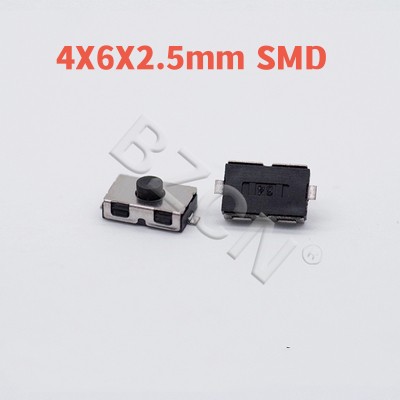 Micro-interrupteur à bouton-poussoir tactile, SMD 2, 4 broches, 3x4mm, 3x6mm, 4x4mm, 3x4x2.5, 3x6x4.3, 3x6x2.5, 10 pièces * 6*3.5 4*4*0.8 4*4*3.0 MM: Argent
