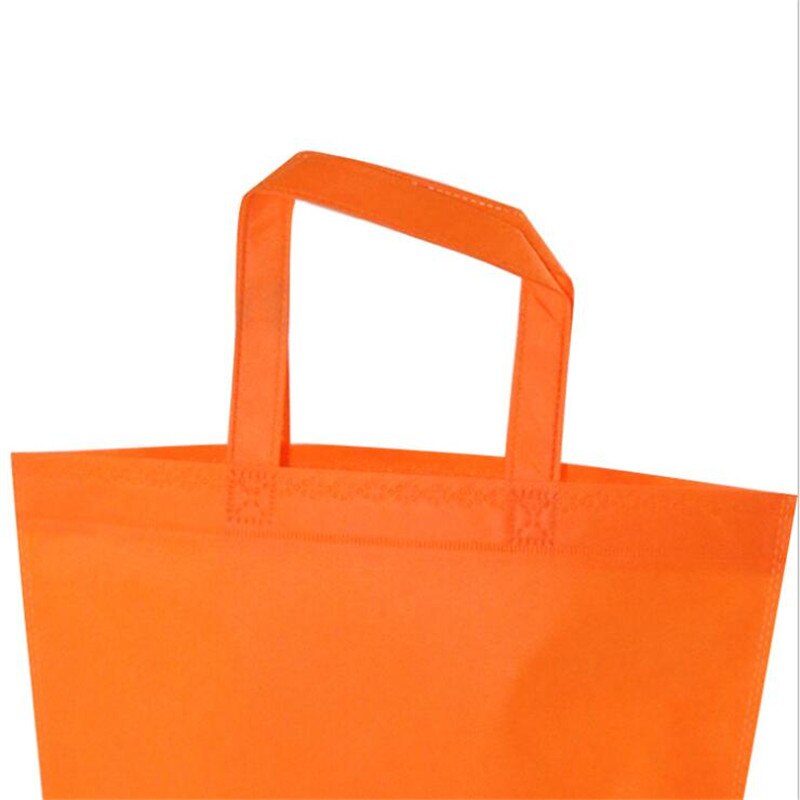 10Pcs Opvouwbare Boodschappentas Herbruikbare Tote Pouch Vrouwen Reizen Opslag Handtas Mode Schoudertas Vrouwelijke Canvas Boodschappentassen