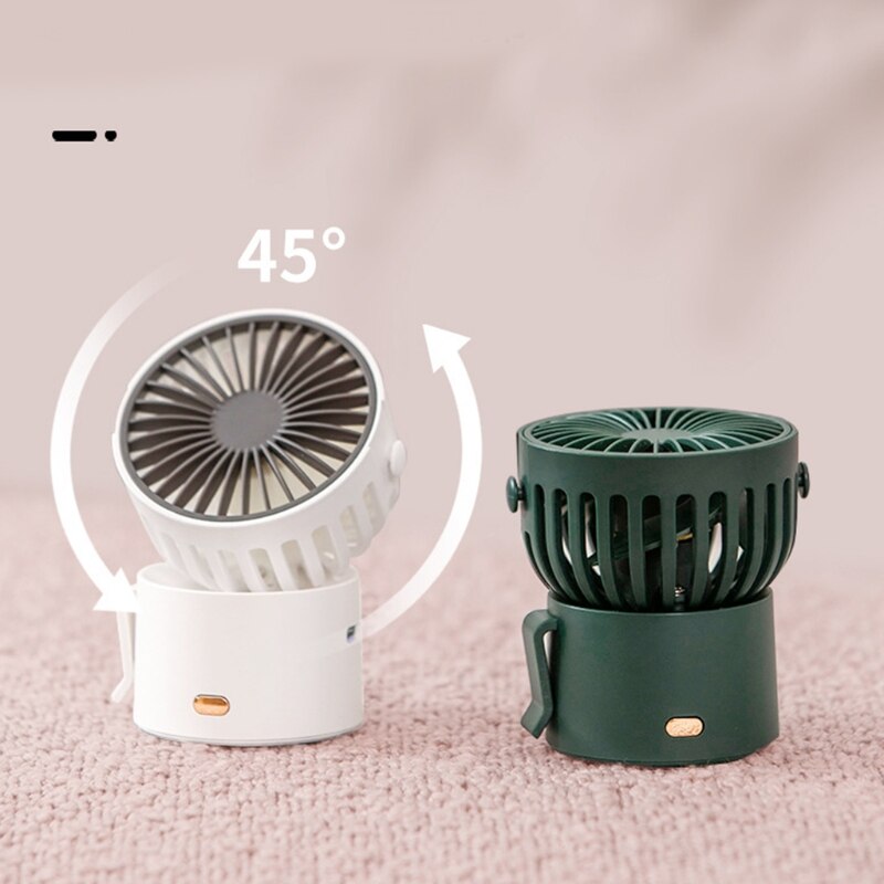 Multifunction Personal Fan Handheld, Mini Portable Fan USB Fan Rechargeable Powerful Personal Fans for Your Neck waist