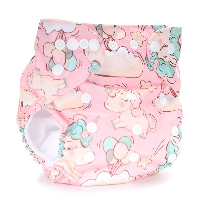 Baby tyg blöjor återanvändbara blöjor karaktär unisex baby vård byxor vattentät ficka tyg blöja baby shower: Fendujiaoshou