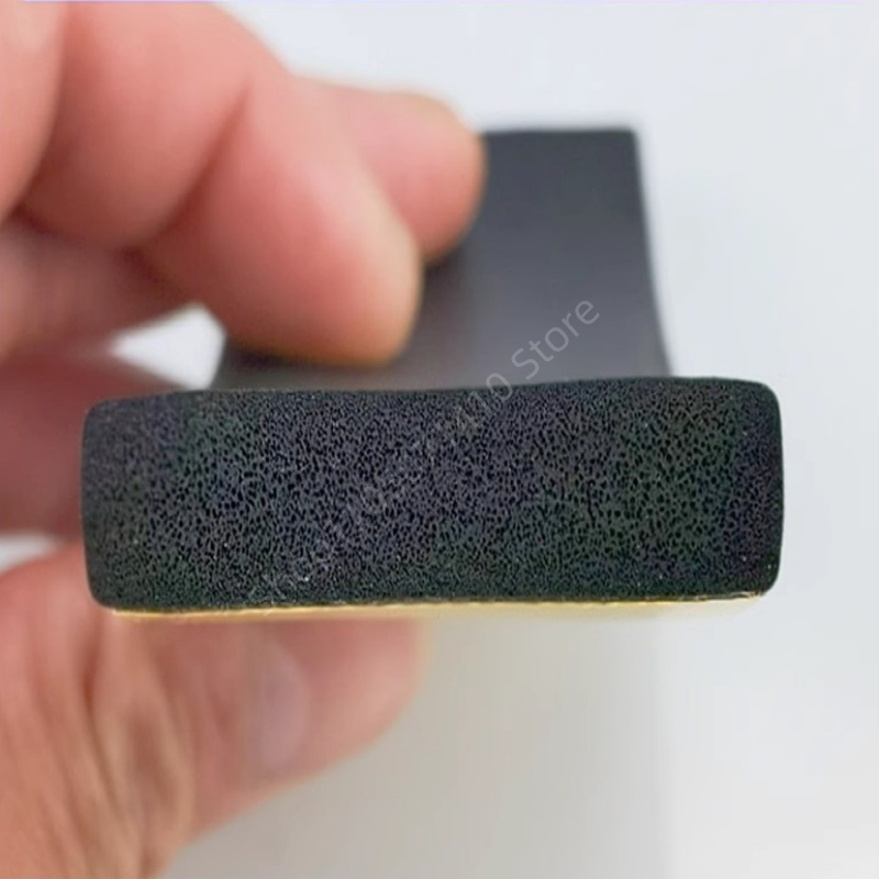2-10M EPDM Rubber Sponge Door Window Seal Strip Soundproof Anti-collision Self Adhesive Tape Wall Insulation Acoustic Foam Pad