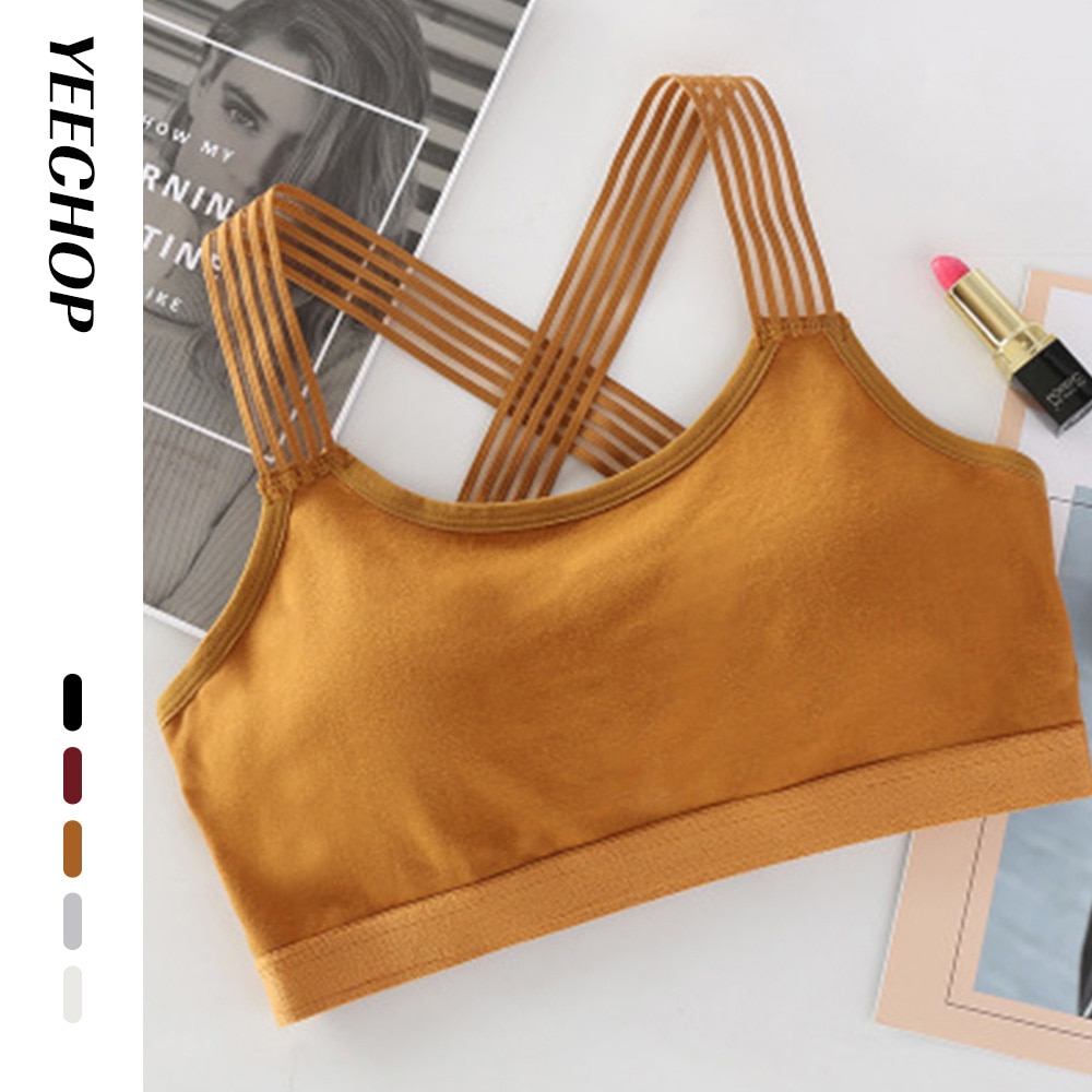 Yeechop Women Gym Racerback Breathable Fit Sports Bra Dries Quickly High Stretchy Workout Fitness Seamless Sports Top