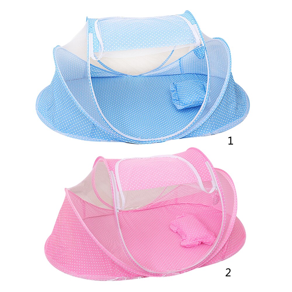 Moustiquaire pliable pour lit de bébé | Filet pliable pour lit de bébé, ensembles d'oreiller pour enfants