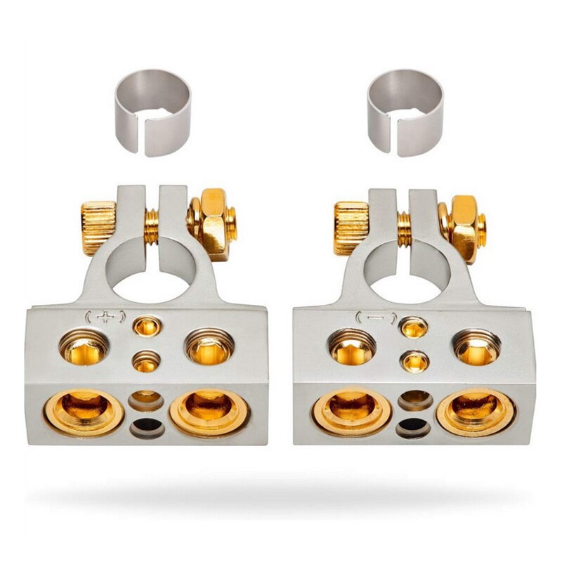 2pcs Battery Connector Quick Disconnect Battery Cable Ends Connector Car Battery Terminals Connector Switch Clamps