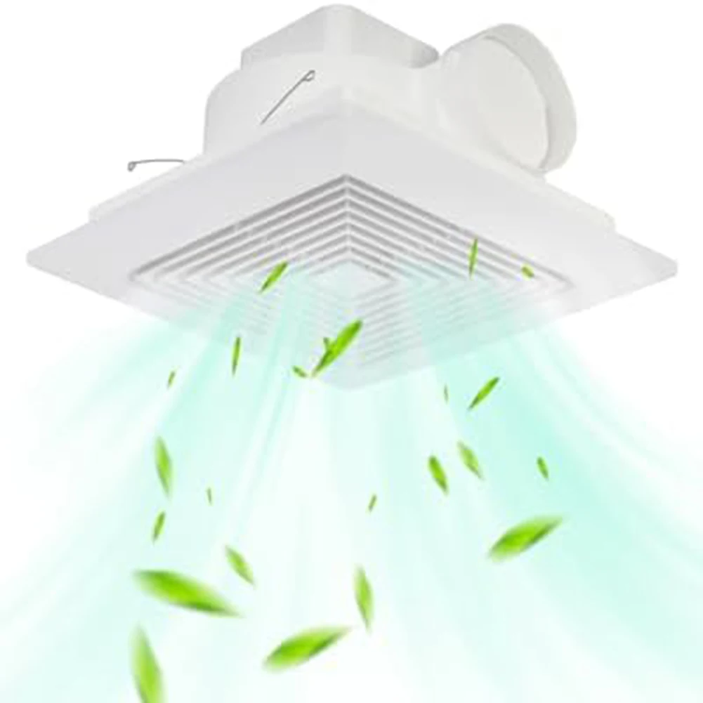Für Badezimmer, energieeffizienter Deckenventilator, Heimbelüftung, integriertes , Feuchtigkeitsentfernung, Rauschunterdrückungstechnologie