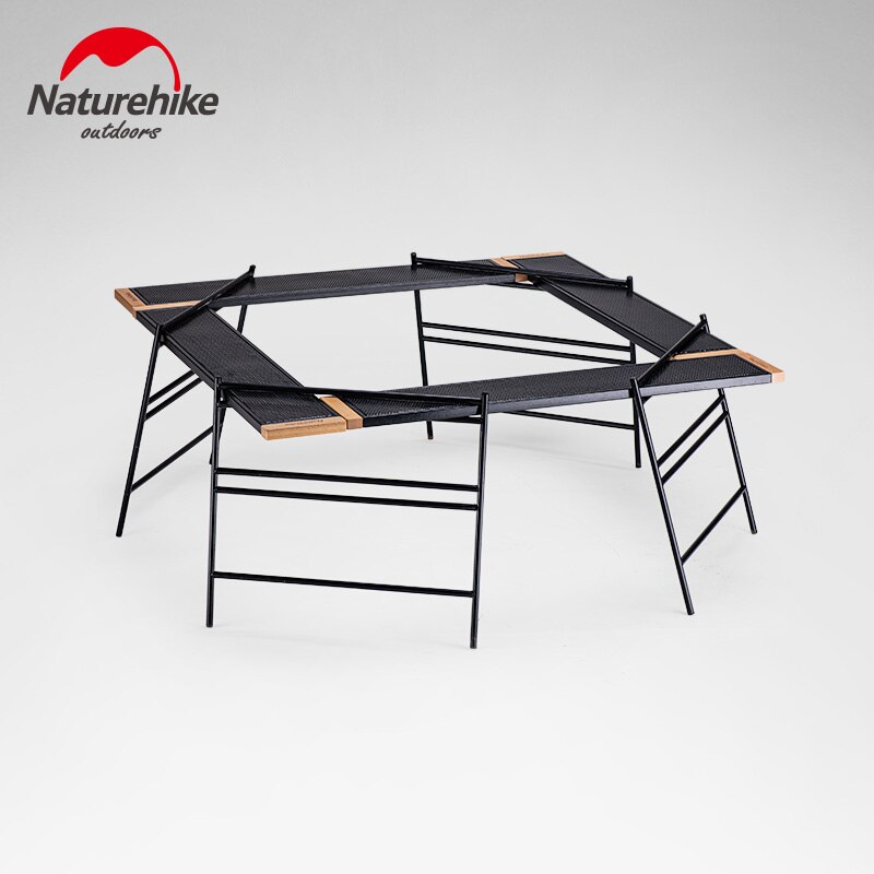 Naturehike Portable Outdoor Splicing Folding Camping Table Combinable Dinner Desk For Family Party Picnic Barbecue