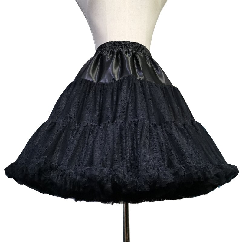 White Black Lolita dress skirt Petticoats 2022 Jupon lolita petticoat underskirt Falda Cerceau mariage
