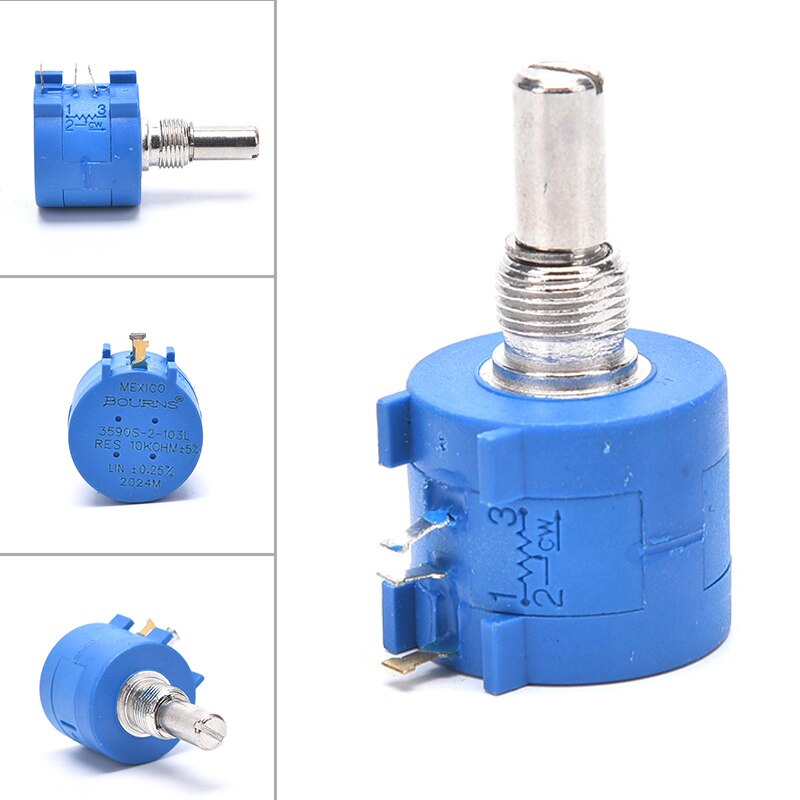 1Pc 3590S Serie Potentiometer 500 1K 2K 5K 10K 20K 50K 100K Ohm 3590S-2-103L 3590S 101 102 103 104 201 202 203 501 502 503