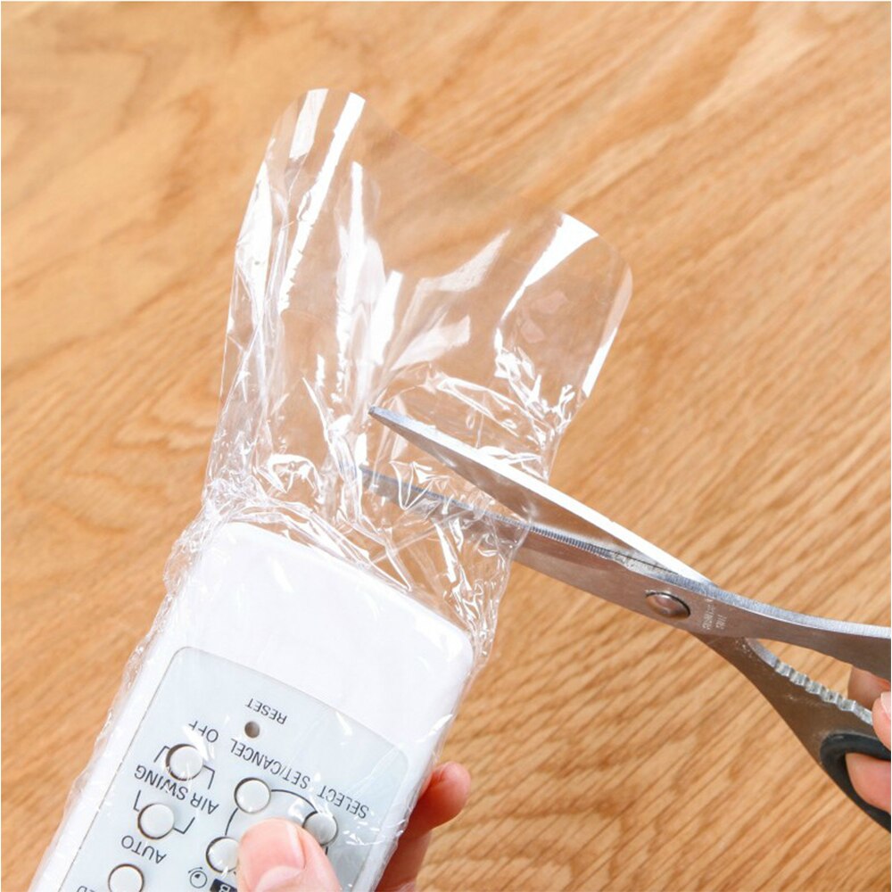 5Pcs/10 Stuks Van Transparante Krimpkous Tv Airconditioner Afstandsbediening Game Console Beschermhoes Huishoudelijke Stof