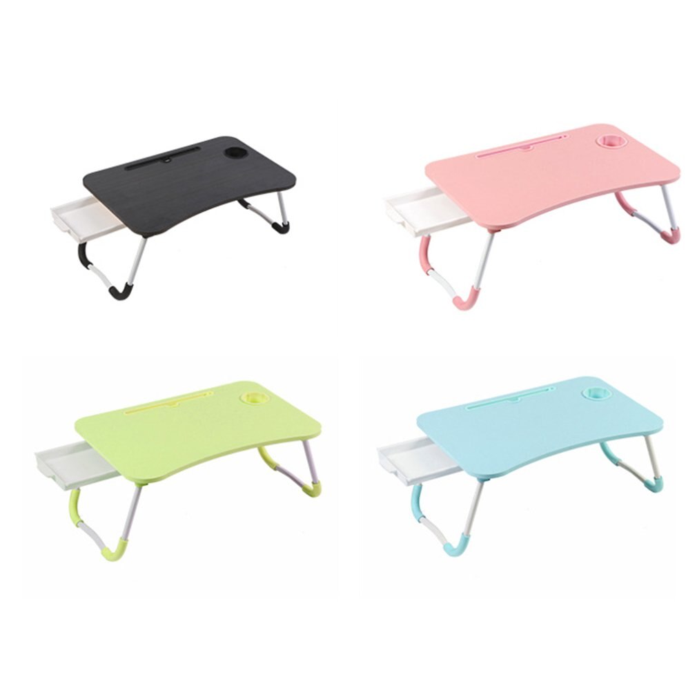 Bureau d'ordinateur portable pliable pour canapé-lit avec plateau de service de petit déjeuner inclinable réglable avec pieds pliants Table multifonction