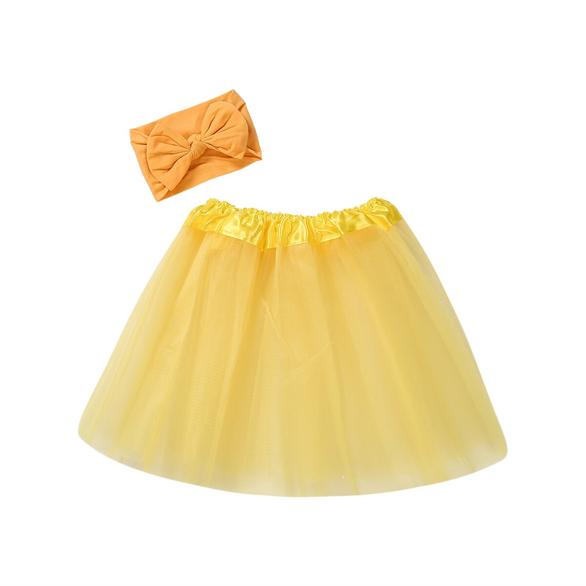 Conjunto de tutú para niña recién nacida, falda y Diadema para fotos, traje bonito de verano: G