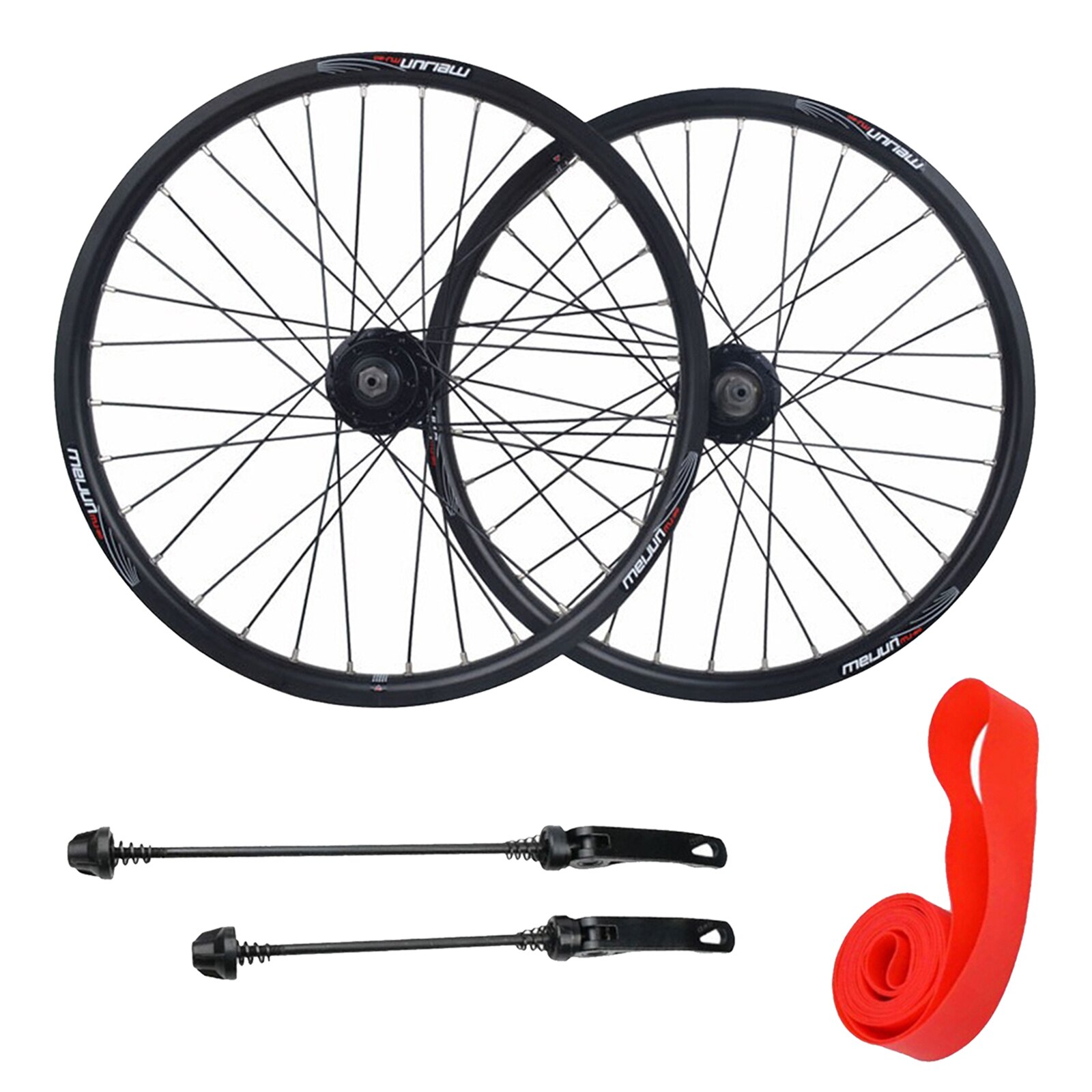 20 inch 1.25-2.215 Folding Bike Wheel Bicycle Wheelset Schrader Valve 32H Hub Folded Bicycle Wheelset Repair Component
