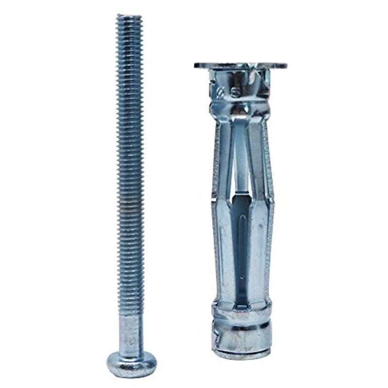 42 stuks boutenassortimentset hollewandankers schroeven voor het bevestigen van gipsplaat, gipsplaten en lambrisering aan muren en plafonds