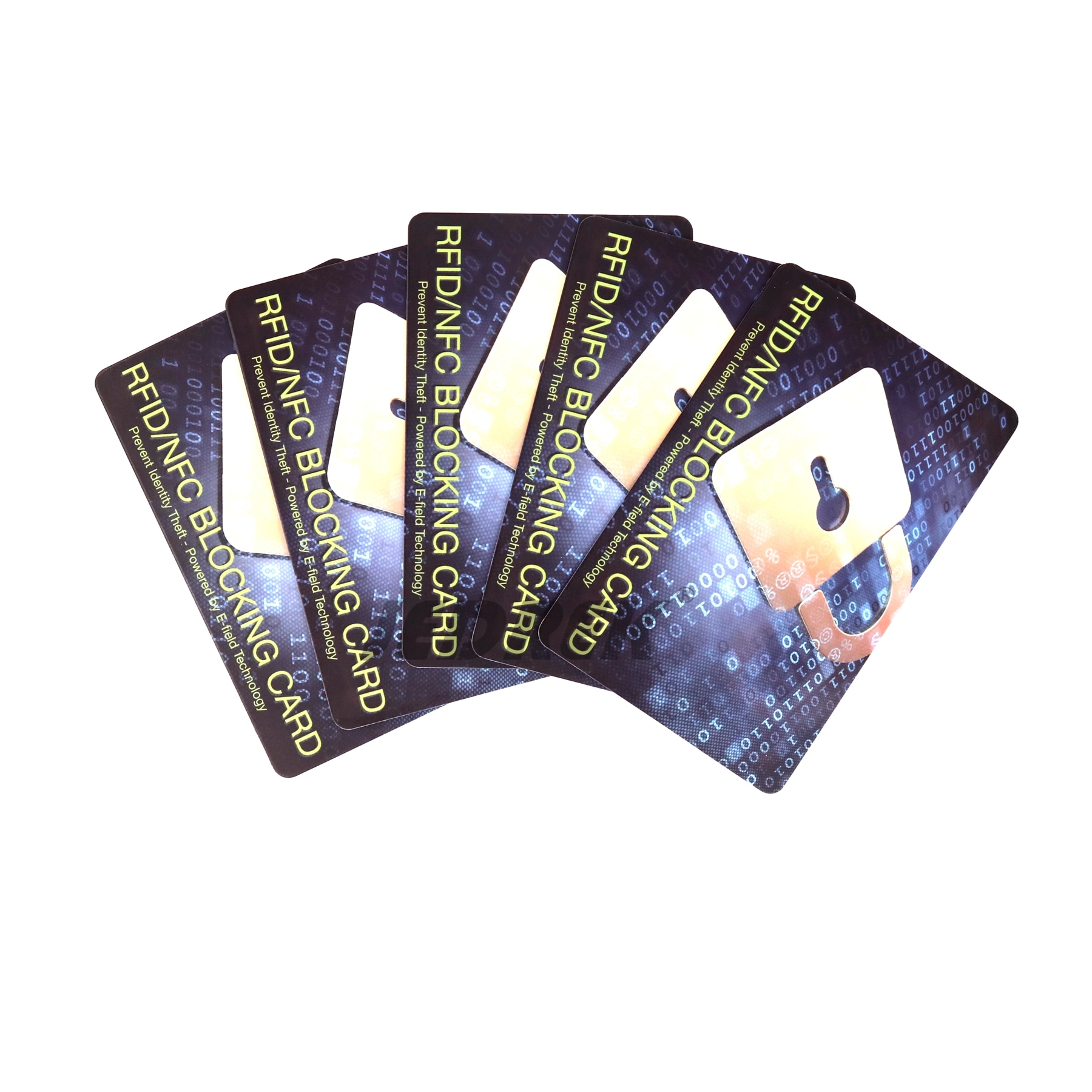 5PCS/Lot Anti Theft Credit Card Shield Rfid Protector Shield PVC Card Blocking Prevent Unauthorized Scanning Non Card Sleeve