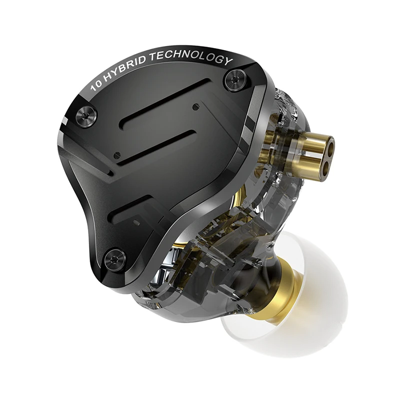 Kz zs10 pro x metall headset hybrid treiber hifi bass ohrhörer in-ear monitor geräusch unterdrückung kopfhörer zas zax zsx zsnpro as16