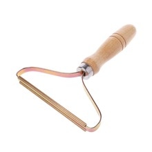 Roupa de tecido camisola de caxemira de madeira removedor de fiapos aparador barbeador manual portátil pilling máquina cuidados com a roupa
