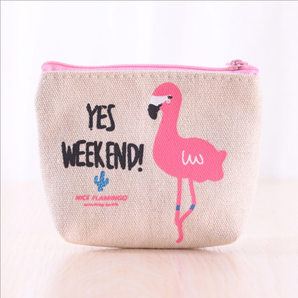 Più nuovo Coin Borse Delle Donne Popolari Flamingo Modello Della Borsa Della Moneta Della Borsa Con Cerniera bambino dei ragazzi delle ragazze Mini Raccoglitore Portatile Della Borsa Della Borsa: 5