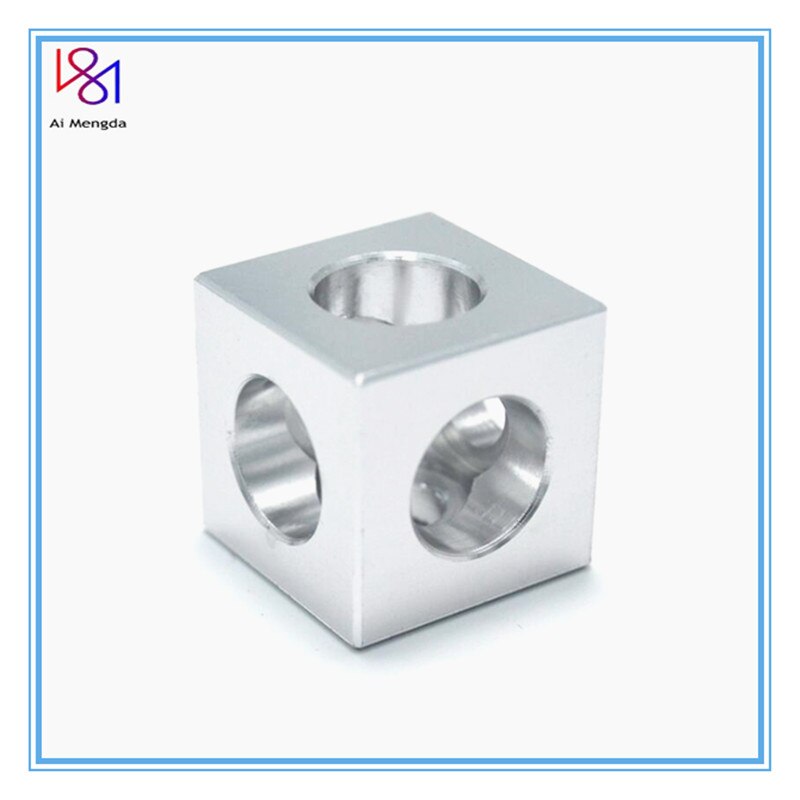 3d Printer Parts Openbuilds Aluminum Block Cube Prism Connector Wheel Regulator Cube Corner V-slot Three Way Corner Bracket