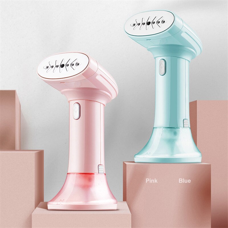 Kädessä pidettävä kangashöyrystin nopea lämmitys 1000w tehokas vaatehöyrystin kotiin matkustamiseen kannettava höyrysilitysrauta eu pistoke