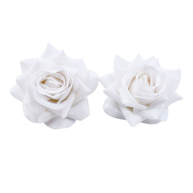 30/100PCS Kunstbloemen voor Kerst Woondecoratie Bruiloft Bruids Accessoires DIY Krans Een Cap Zijden rozen: S / Goud