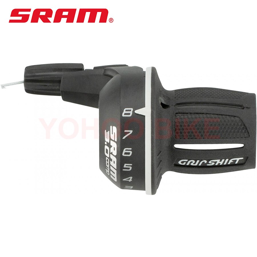 Sram 3.0 Twist Shifter 8 Speed Rear Grip Shift 1:1 Actuation Ratio for mtb mountain bike rear derailleurs bike parts