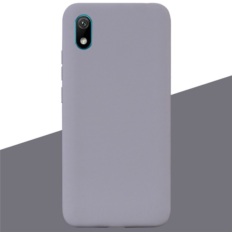 For Huawei y5 Case Silicone TPU back Cover Soft Phone Case For Huawei Y5 Coque Shell Y 5 5.71 inch Shell Fundas: 7 Gray