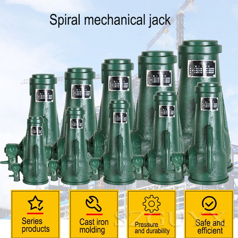 5T spiral jack mechanical gear jack 5 tons jack stable jack tool Screw mechanical jack Screw jack
