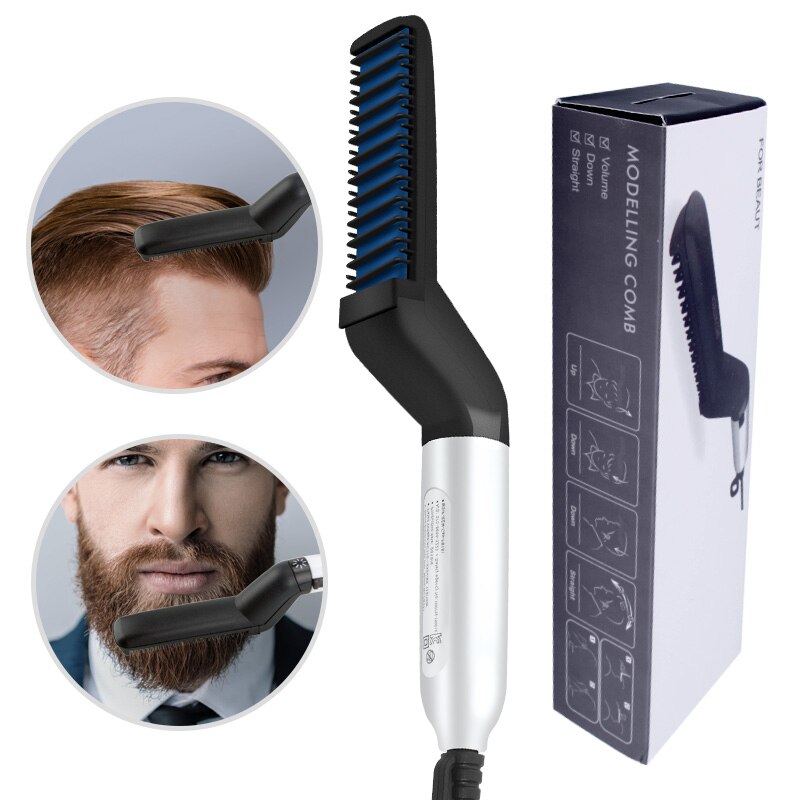 Beard Straightener Alisador De Barba Electrico Plancha Para Barba