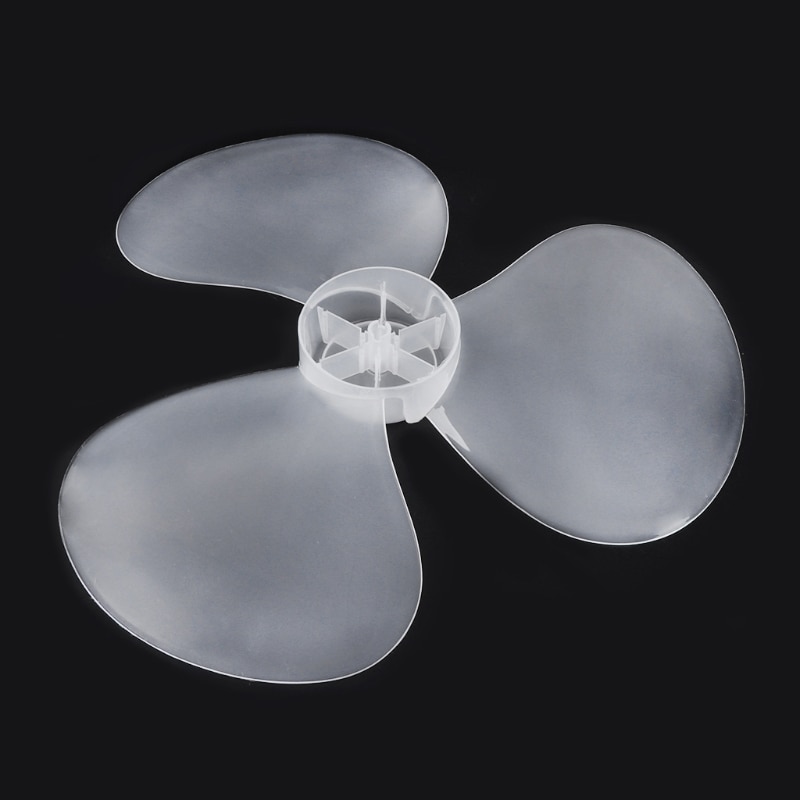 Hoja de ventilador de plástico de gran viento, 3 hojas para Midea y otros ventiladores de 16 pulgadas y 400mm