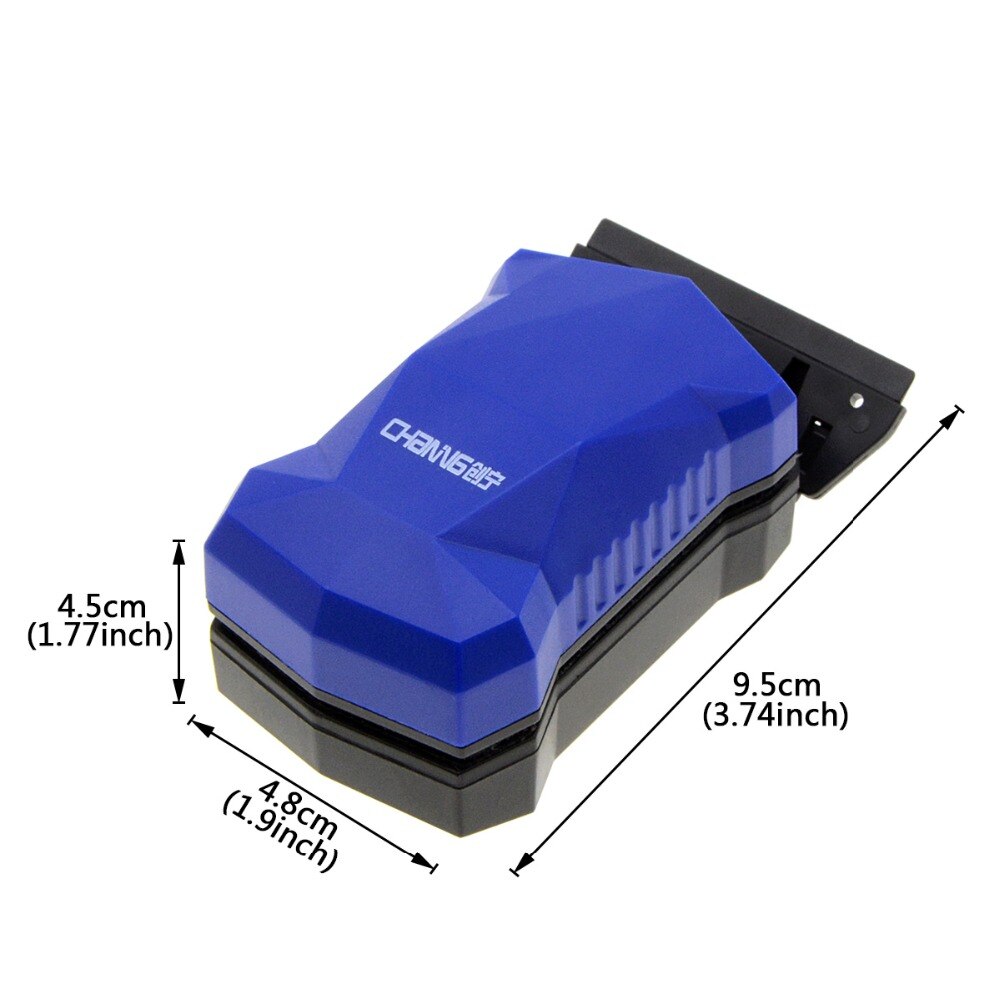 Magnetisk børste akvarie akvarium glas alger glas renser scrubber flydende ren børste vindue rengøring magneter børster