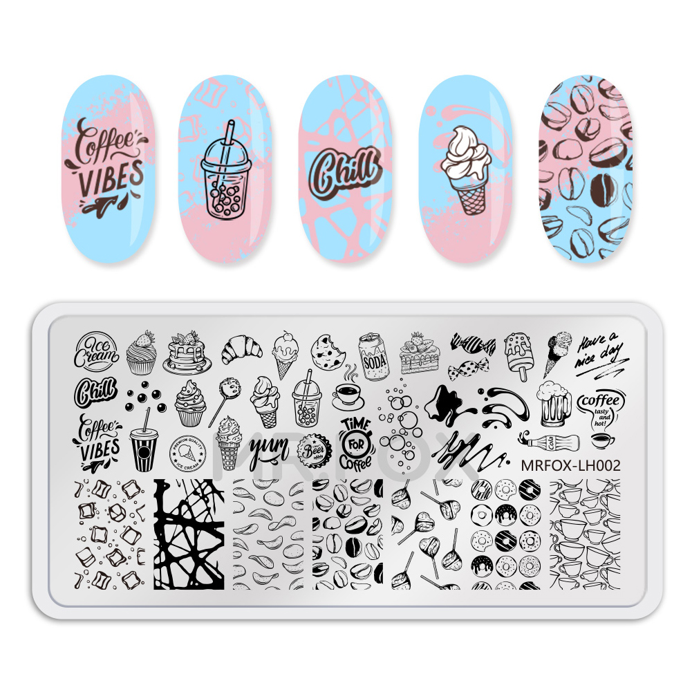 1 Uds. Placas de estampado de uñas de serpiente, plantillas rectangulares, placa de imagen de sello para decoración de uñas, herramientas de impresión de uñas de acero inoxidable para manicura