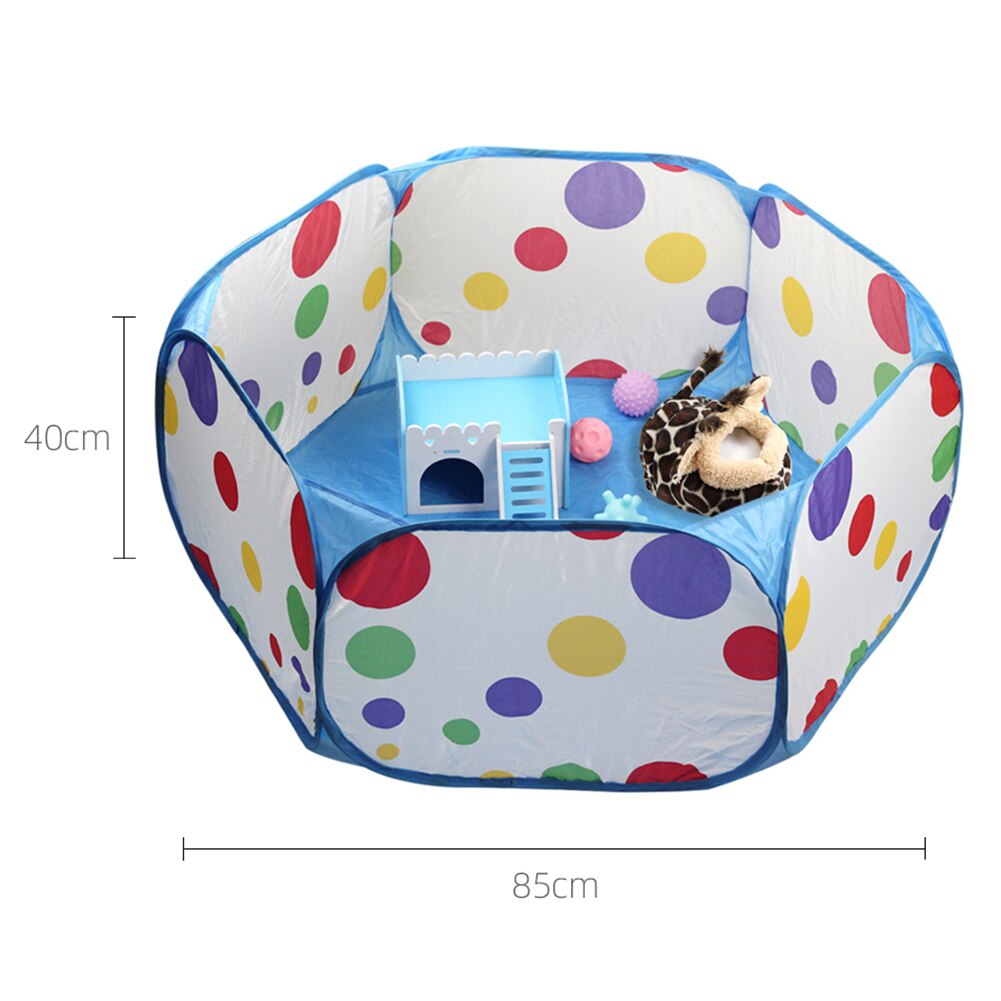 Pet Playpen Portable Pop Open Indoor / Outdoor Small Animal Cage Game Playground Fence for Hamster Chinchillas And Guinea- Pigs: B