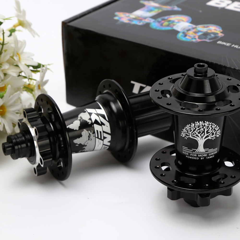 TANKE Ultralight MTB Bicycle Hub 6 Pawls 6 Bearing Freehub 120 Click 36H 7-12 Speed 6 Nail Bike Disc Brake Hubsets Cycling Parts