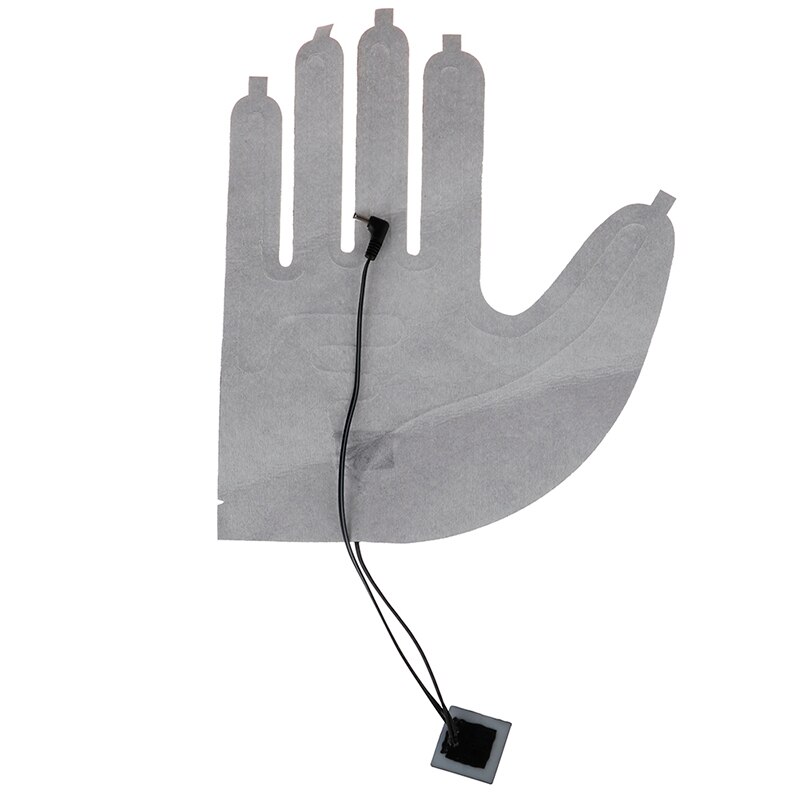 Luva elétrica portátil de aquecimento, 5v para motocicleta, anti-adesivo, inverno, térmica, acessórios com dedos quentes, dobrável