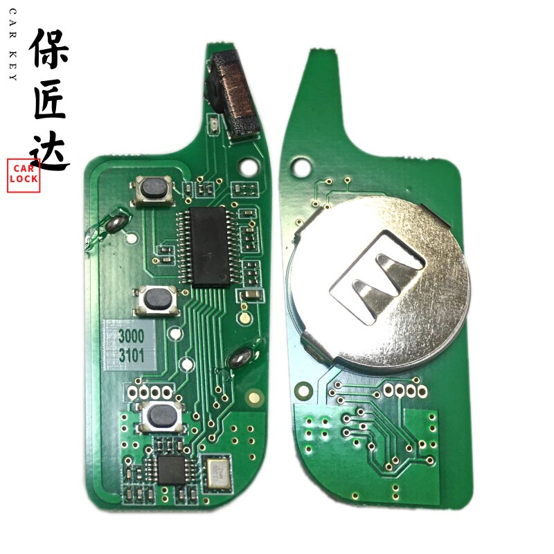 Llave de coche BaoJiangDd Range para Ford Mondeo Fueruis Ranger F150 llave plegable 433MHZ ID49 PCF7945 QINUO