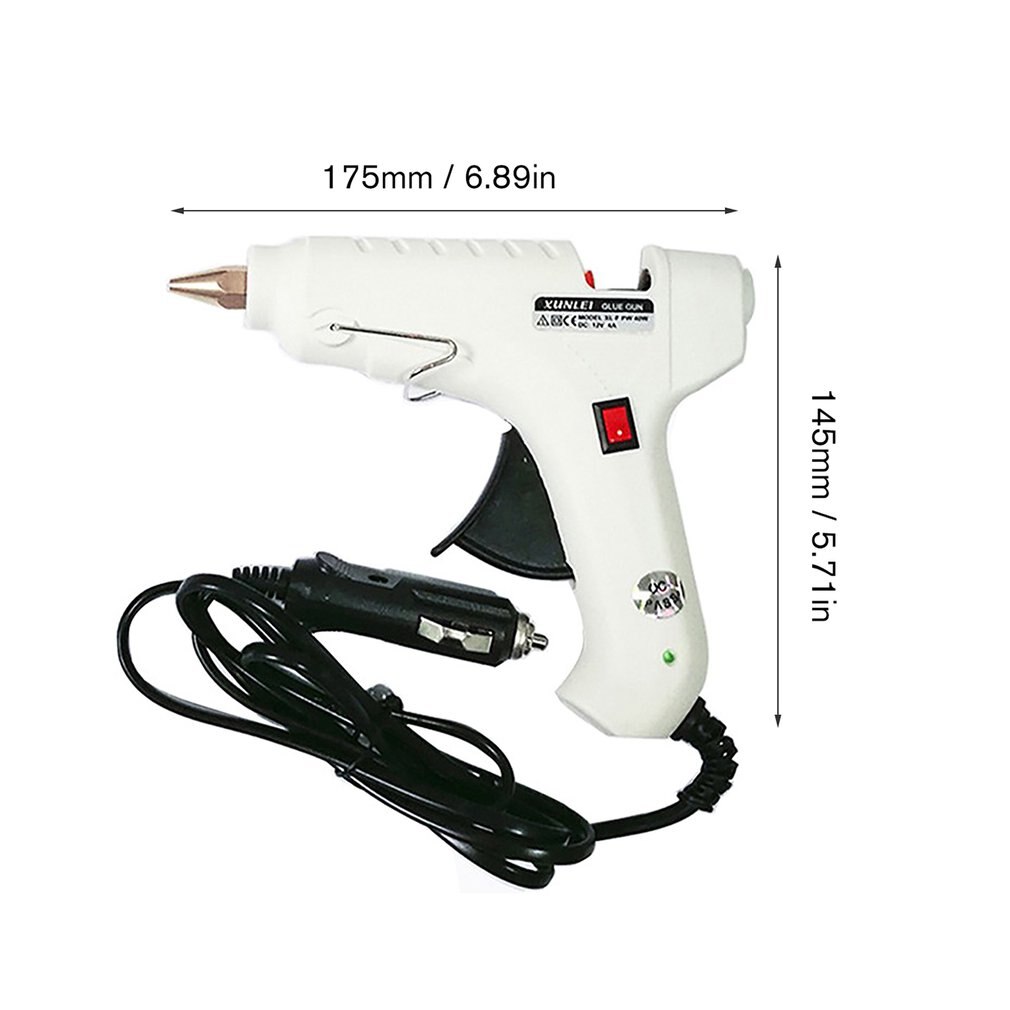 12V/40W Heating Melt Glue Gun Sticks Trigger Mini Guns Thermo Electric Heat Temperature Tool Repair Heat Gun