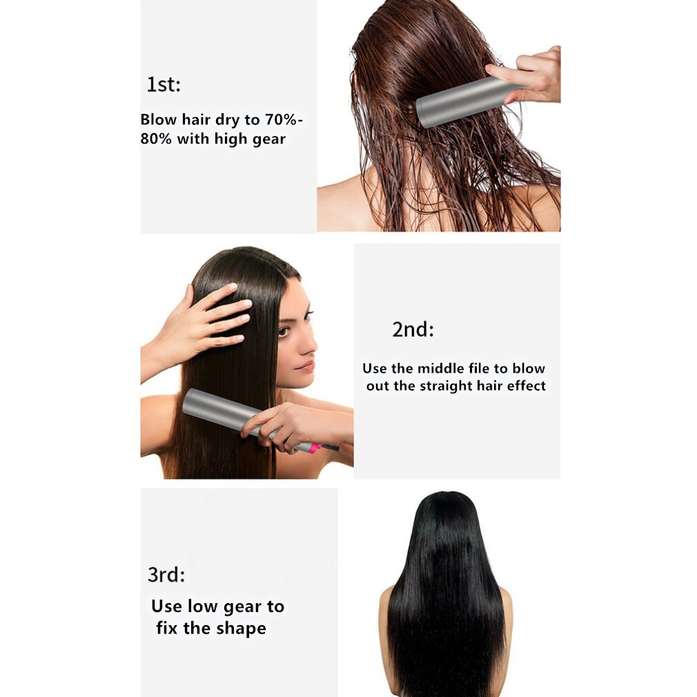 Stijltang hitte haar keramische krultang luchtkam steil volume haarverzorging voor mannen baard stijltang haarkam