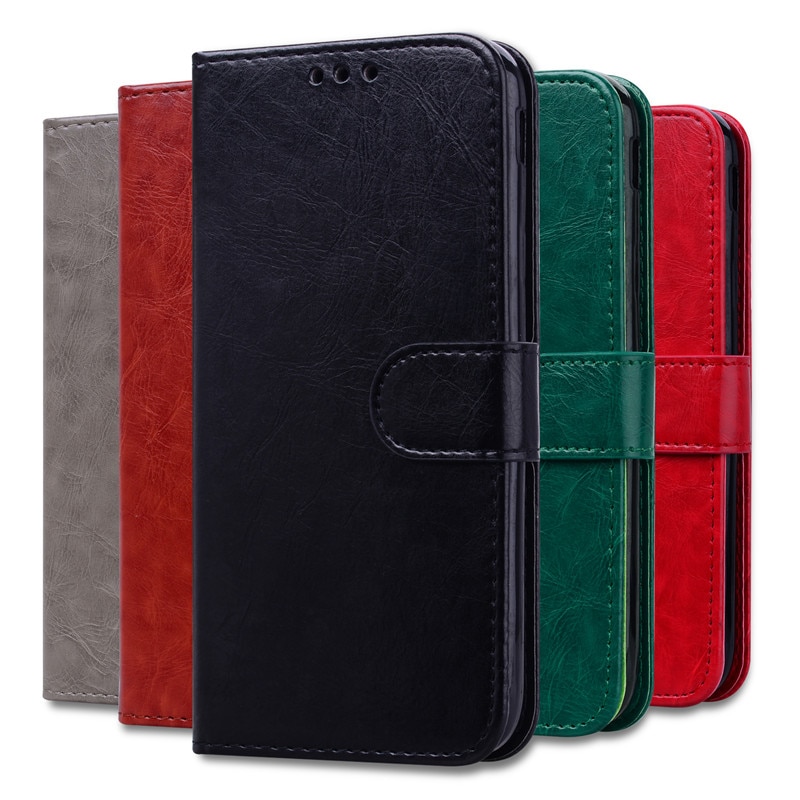 Case For Samsung Galaxy A10 Cases Luxury Business Magnetic Flip Plain Wallet Stand Leather Case For Samsung A10S A 10 Flip Cover