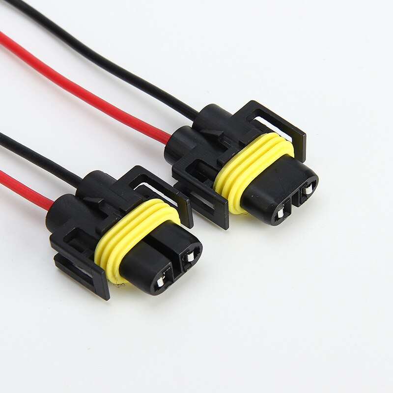 H11 H8 headlight plug (with cable) / fog lamp socket / waterproof lamp cap / waterproof socket 2 holes Auto Connector