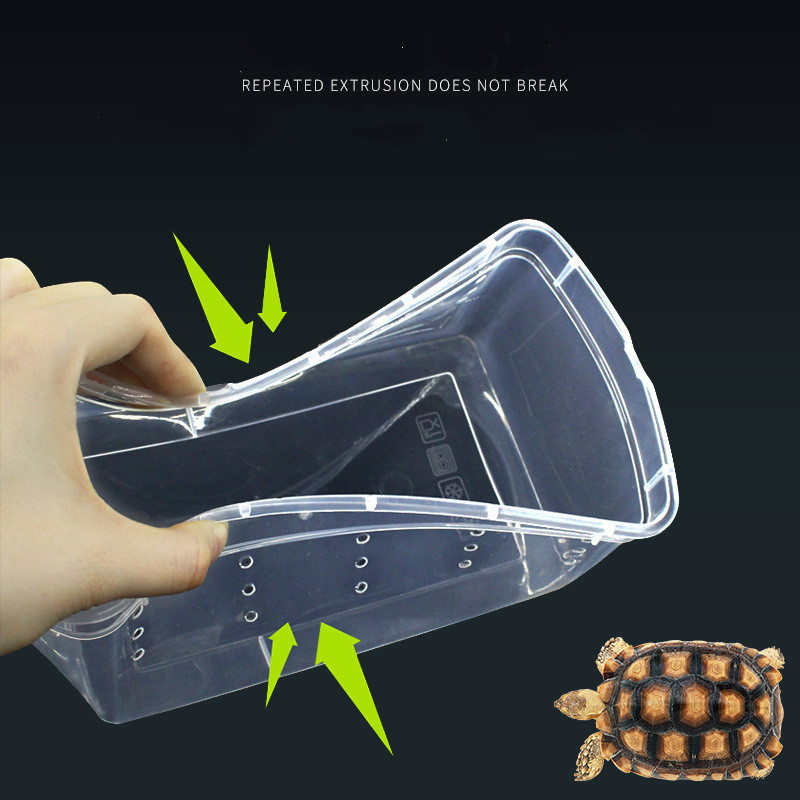 Reptile Supplies Terrarium Transparent Plastic Box... – Grandado