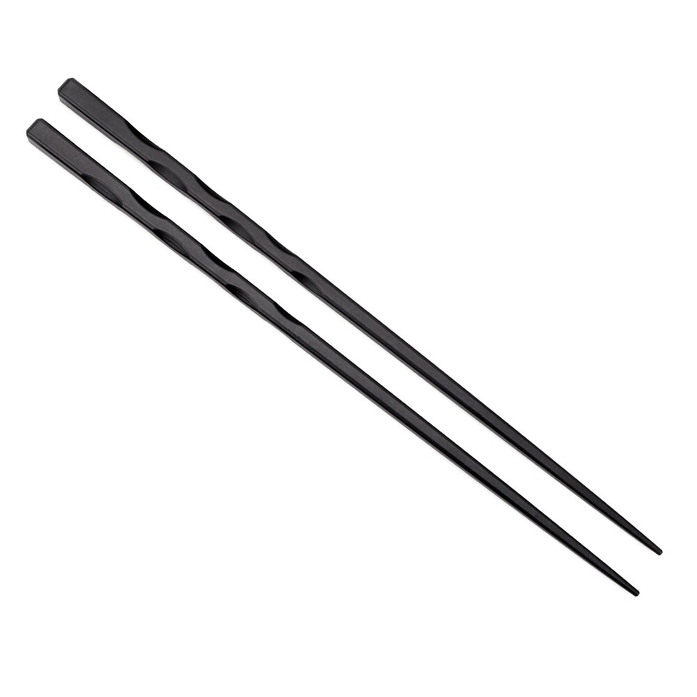 1 par japanska ätpinnar köksredskap halkfria kinesiska ätpinnar lärande sushi ätpinnar set: D
