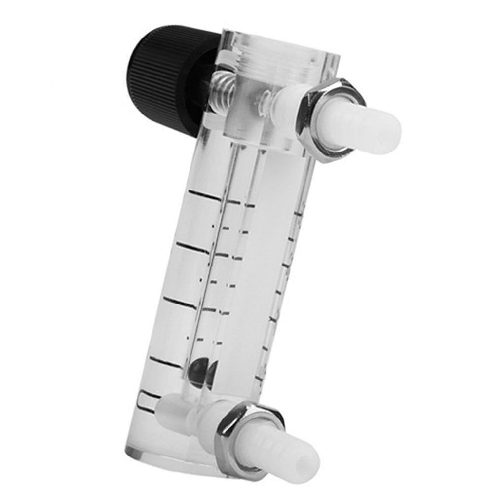 Gas Flowmeter Air Flow Meter LZQ-2 0-3LPM Flow Meter Gas Flowmeter Air Flow Meter Rotameter with Control Valve for Oxygen Gas