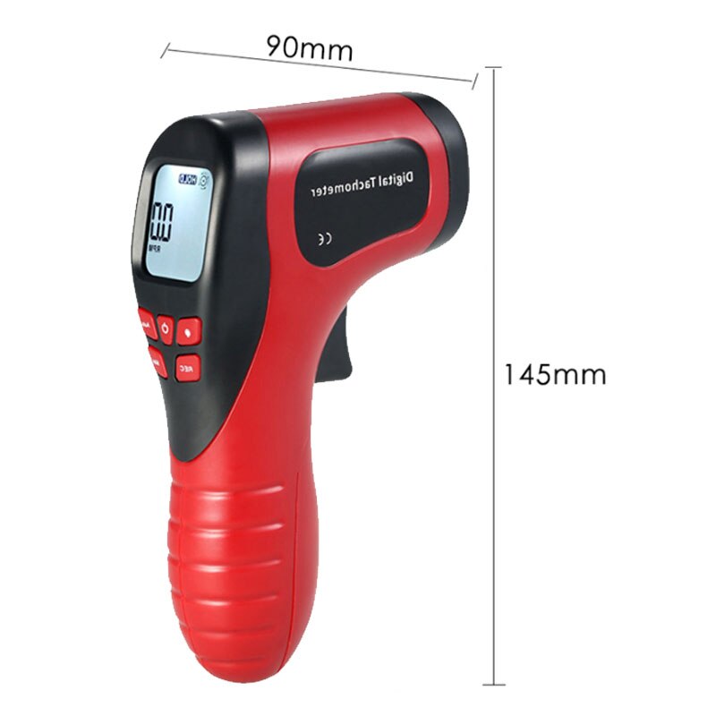 Non- Digital Calibrator 2.5-99999 Motorcycle Digital Tachometer -900 Motor 2-stroke Tachometer: red  No battery