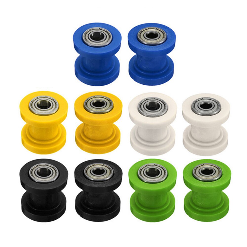 Polea de cadena para motocicleta, rodillo tensor de guía de rueda de 10mm, accesorios de motocicleta