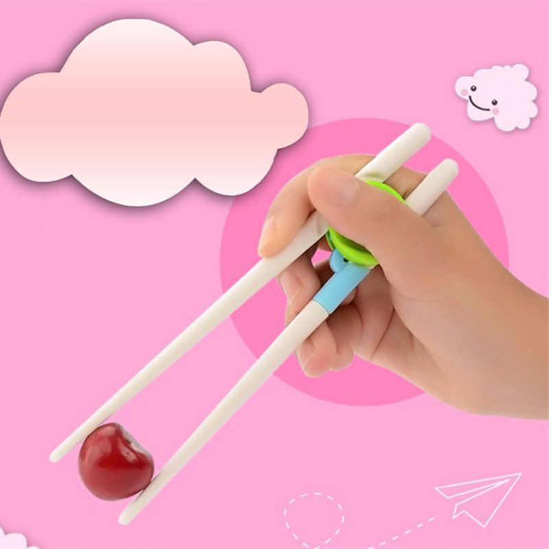 1 Pair Multi Color Cute Learning Training Chopsticks For Kids Children Chinese Chopstick Learner