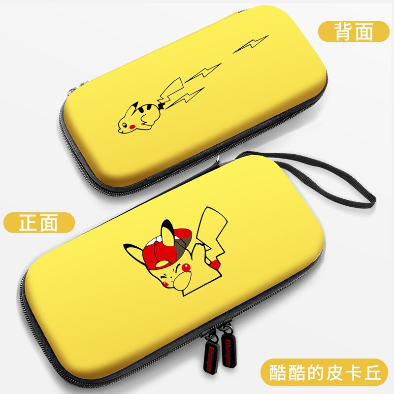 EVA twardego przenoszenia przełącznik przypadku torba kompatybilny dla Nintendo przełącznik Lite walizka podróżna: Cool Pikachu
